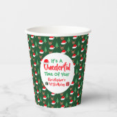 Einziges Jahr 1. Geburtstag Pappbecher (Vorderseite)