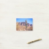 Einziges Kaktus-Post-It Post-it Klebezettel (Auf Schreibtisch)