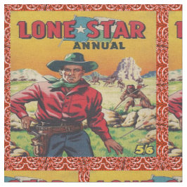 Einziges StarTexas Cowboy-Western-Gewebe Stoff