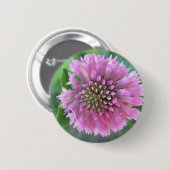Einzigrosa Blüte Button (Vorne & Hinten)