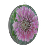 Einzigrosa Blüte Dartscheibe (Vorderseite Links)