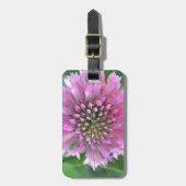 Einzigrosa Blüte Gepäckanhänger (Vorderseite vertikal)