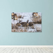 Einzug Leinwanddruck (Insitu (Holzboden))