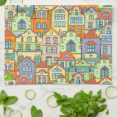 Einzugsparty Geschirrtuch (Gefaltet)