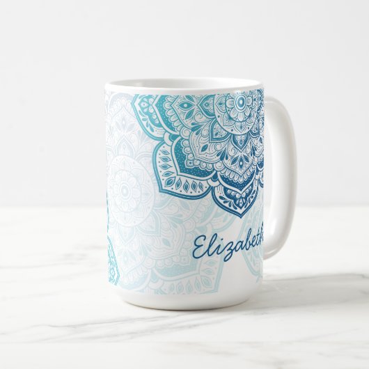 Eira Mandala 15 oz. Personalized Mug Kaffeetasse (VorderseiteRechts)
