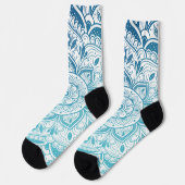 Eira Mandala Crew Socken (Linkes Detail)