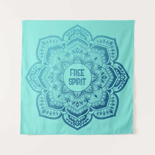Eira Mandala Personalisierter Wandteppich (Vorderseite)