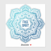 Eira Mandala Personalized Custom-Cut Vinyl Sticker (Blatt)