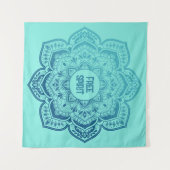 Eira Mandala Personalized Tapestry Wandteppich (Vorderseite (Horizontal))