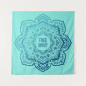 Eira Mandala Personalized Tapestry Wandteppich (Vorderseite)
