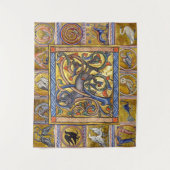 EIRD MEDIEVENT BESTIARY,ANTELOP FOREST TIERE WANDTEPPICH (Vorderseite)