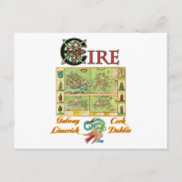 Eire Cities Map