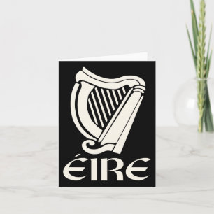 Eire Gaelic Ireland Eireann Irish Pride Harp St Pa Karte