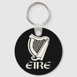 Eire Gaelic Ireland Eireann Irish Pride Harp St Pa Schlüsselanhänger