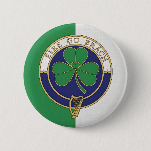Éire go Brách - Irland für immer Button (Vorderseite)