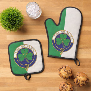Éire go Brách - Irland für immer Ofenhandschuh & Topflappen-Set