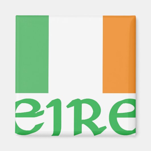 EIRE irische Flagge Magnet (Vorne)