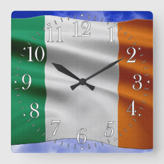 EIRE- - IRLAND-Flaggen-stolze patriotische Wanduhr
