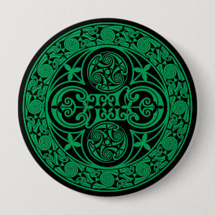 Eire: keltisch-irischer Ambigram Button