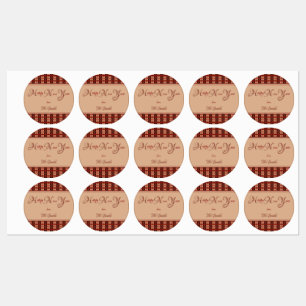 EIREANN-Jahresnahrungsmarken Etiketten