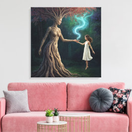 "Eirene’s Woodland Crossing” – A Surreal Reality Leinwanddruck