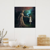 "Eirene’s Woodland Crossing” – A Surreal Reality Poster (Küche)