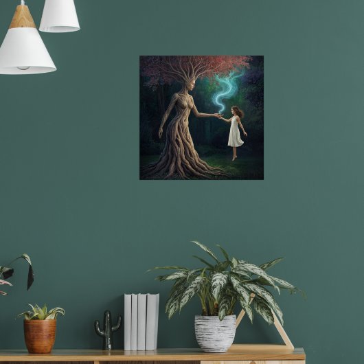 "Eirene’s Woodland Crossing” – A Surreal Reality Poster (Wohnzimmer 1)