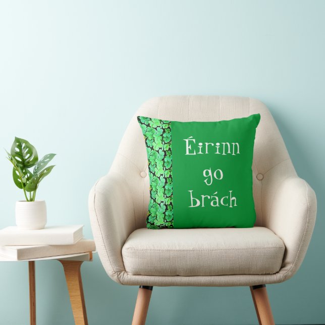 Éirinn go brách Kleeblatts Kissen (Stuhl )