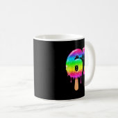 Eis 6 7 Sechs Sieben Meme 67 Gen Alpha Lustiger Sl Kaffeetasse (VorderseiteRechts)