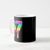Eis 6 7 Sechs Sieben Meme 67 Gen Alpha Lustiger Sl Kaffeetasse (Vorderseite Links)