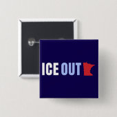 EIS AB Anti Trump Button (Vorne & Hinten)