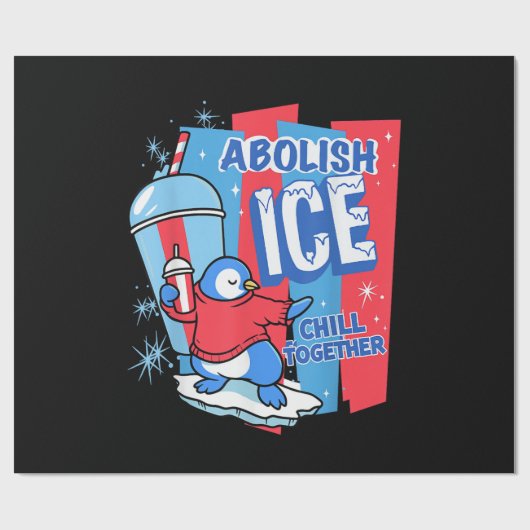Eis abschaffen geschenkpapier (Flach)