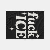 Eis Abschiebung Protest Einwanderung Aktivist Für Fleecedecke (Vorderseite (Horizontal))