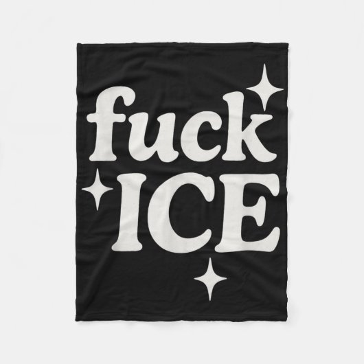 Eis Abschiebung Protest Einwanderung Aktivist Für Fleecedecke (Vorderseite)