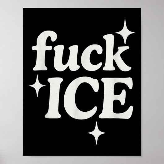 Eis Abschiebung Protest Einwanderung Aktivist Für  Poster (Vorne)