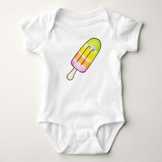 Eis am Stiel Baby Strampler (Vorderseite)
