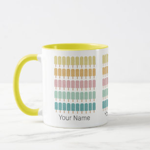 Eis am Stiel Vintage Eiscreme Retro Sommer Design Tasse