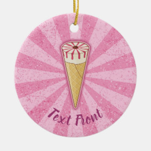 Eis am Zuckerhut Keramik Ornament