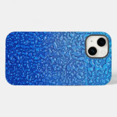 Eis auf blauem Metall Case-Mate iPhone Hülle (Rückseite (Horizontal))