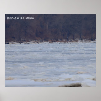Eis auf dem Delaware River 2026 Poster