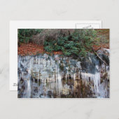 Eis auf den Felsen Postkarte (Vorne/Hinten)