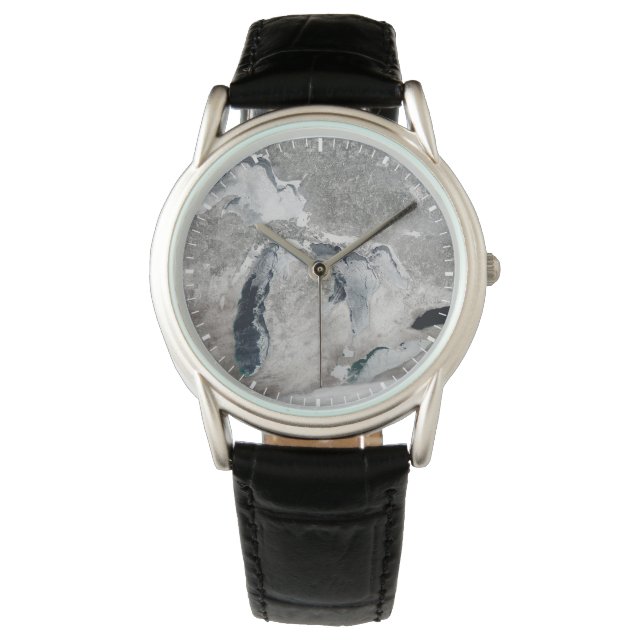 Eis auf den Großen Seen, Staaten. Armbanduhr (Vorderseite)