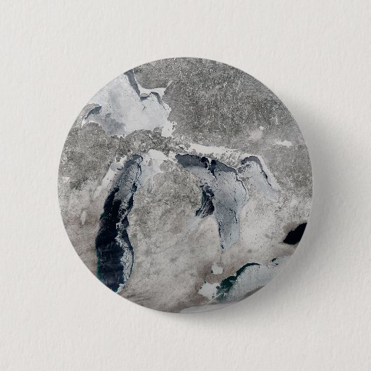 Eis auf den Großen Seen, Staaten. Button (Vorderseite)
