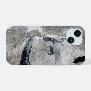 Eis auf den Großen Seen, Staaten. iPhone 15 Hülle