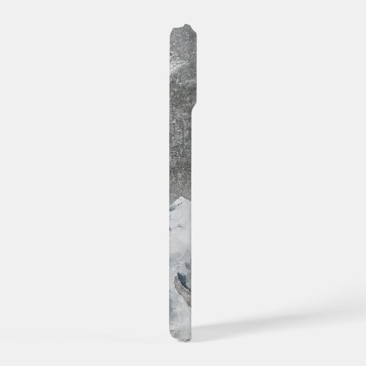 Eis auf den Großen Seen, Staaten. iPhone 15 Hülle (Rechte Seite)