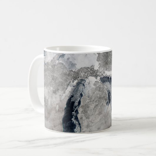 Eis auf den Großen Seen, Staaten. Kaffeetasse (Vorderseite Links)