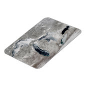 Eis auf den Großen Seen, Staaten. Magnet (Linke Seite)