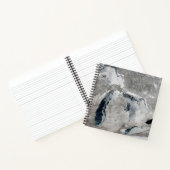 Eis auf den Großen Seen, Staaten. Notizblock (Innenseite)