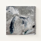 Eis auf den Großen Seen, Staaten. Notizblock (Rückseite)