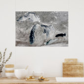 Eis auf den Großen Seen, Staaten. Poster (Küche)